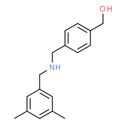 ChemSpider 2D Image | (4-{[(3,5-Dimethylbenzyl)amino]methyl}phenyl)methanol | C17H21NO