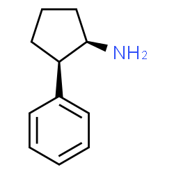 ChemSpider 2D Image | (1R,2R)-2-Phenylcyclopentanamine | C11H15N