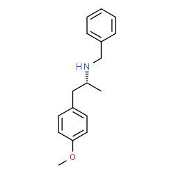 ChemSpider 2D Image | (2R)-N-Benzyl-1-(4-methoxyphenyl)-2-propanamine | C17H21NO