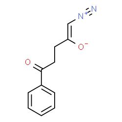 ChemSpider 2D Image | (1Z)-1-Diazonio-5-oxo-5-phenyl-1-penten-2-olate | C11H10N2O2