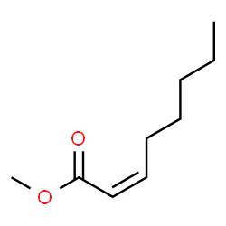 ChemSpider 2D Image | Methyl (2Z)-2-octenoate | C9H16O2
