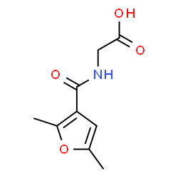 ChemSpider 2D Image | N-(2,5-Dimethyl-3-furoyl)glycine | C9H11NO4