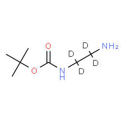 ChemSpider 2D Image | Ethylene-d4-diamine-1-N-t-BOC | C7H12D4N2O2