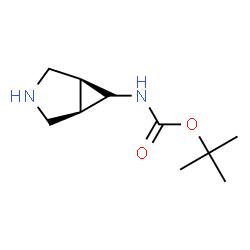 ChemSpider 2D Image | 2-Methyl-2-propanyl (1R,5S)-3-azabicyclo[3.1.0]hex-6-ylcarbamate | C10H18N2O2