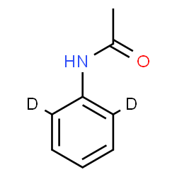 ChemSpider 2D Image | N-[(2,6-~2~H_2_)Phenyl]acetamide | C8H7D2NO