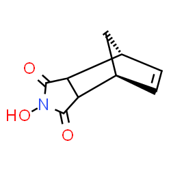 ChemSpider 2D Image | (1R,7S)-4-Hydroxy-4-azatricyclo[5.2.1.0~2,6~]dec-8-ene-3,5-dione | C9H9NO3