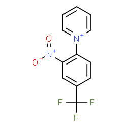 ChemSpider 2D Image | 1-[2-Nitro-4-(trifluoromethyl)phenyl]pyridinium | C12H8F3N2O2