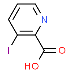 ChemSpider 2D Image | 3-Iodopicolinic acid | C6H4INO2