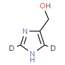 ChemSpider 2D Image | (2,5-~2~H_2_)-1H-Imidazol-4-ylmethanol | C4H4D2N2O