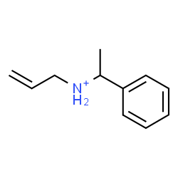 ChemSpider 2D Image | N-(1-Phenylethyl)-2-propen-1-aminium | C11H16N