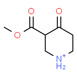 ChemSpider 2D Image | 3-(Methoxycarbonyl)-4-oxopiperidinium | C7H12NO3
