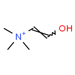 ChemSpider 2D Image | (E)-2-Hydroxy-N,N,N-trimethylethenaminium | C5H12NO