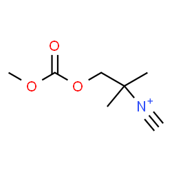 ChemSpider 2D Image | 1-[(Methoxycarbonyl)oxy]-2-methyl-N-methylidyne-2-propanaminium | C7H12NO3