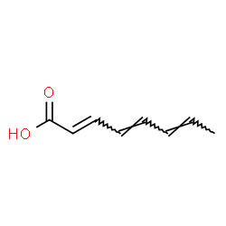 ChemSpider 2D Image | (2E,4E,6E)-2,4,6-Octatrienoic acid | C8H10O2