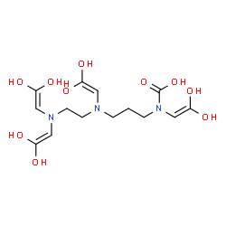 ChemSpider 2D Image | {3-[{2-[Bis(2,2-dihydroxyvinyl)amino]ethyl}(2,2-dihydroxyvinyl)amino]propyl}(2,2-dihydroxyvinyl)carbamic acid | C14H23N3O10