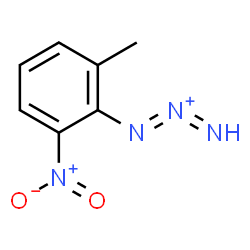 ChemSpider 2D Image | 1-(2-Methyl-6-nitrophenyl)-1,2-triazadien-2-ium | C7H7N4O2