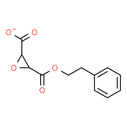 ChemSpider 2D Image | 3-[(2-Phenylethoxy)carbonyl]-2-oxiranecarboxylate | C12H11O5