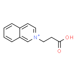 ChemSpider 2D Image | 2-(2-Carboxyethyl)isoquinolinium | C12H12NO2