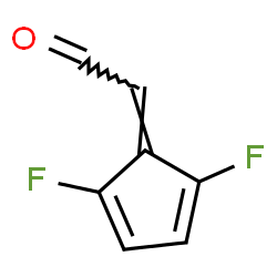 ChemSpider 2D Image | (2,5-Difluoro-2,4-cyclopentadien-1-ylidene)acetaldehyde | C7H4F2O