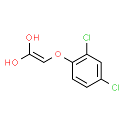 ChemSpider 2D Image | 2-(2,4-Dichlorophenoxy)-1,1-ethenediol | C8H6Cl2O3