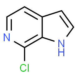 ChemSpider 2D Image | 7-Chloro-1H-pyrrolo[2,3-c]pyridine | C7H5ClN2