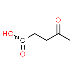 ChemSpider 2D Image | 4-Oxo(1-~14~C)pentanoic acid | C414CH8O3