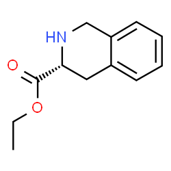 ChemSpider 2D Image | Ethyl (3R)-1,2,3,4-tetrahydro-3-isoquinolinecarboxylate | C12H15NO2