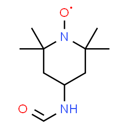 ChemSpider 2D Image | (4-Formamido-2,2,6,6-tetramethyl-1-piperidinyl)oxidanyl | C10H19N2O2