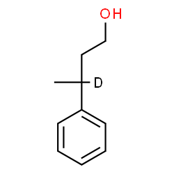 ChemSpider 2D Image | 3-Phenyl-1-(3-~2~H)butanol | C10H13DO