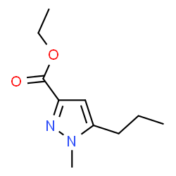 ChemSpider 2D Image | Ethyl 1-methyl-5-propyl-1H-pyrazole-3-carboxylate | C10H16N2O2