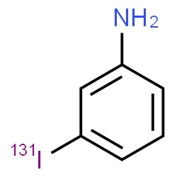 ChemSpider 2D Image | 3-(~131~I)Iodoaniline | C6H6131IN