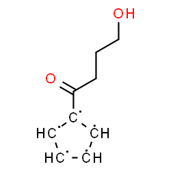 ChemSpider 2D Image | 1-(4-Hydroxybutanoyl)-1,2,3,4,5-cyclopentanepentayl | C9H11O2