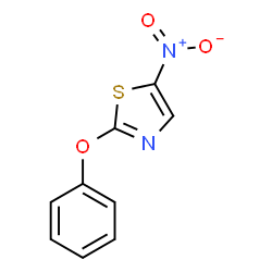 ChemSpider 2D Image | 5-Nitro-2-phenoxythiazole | C9H6N2O3S