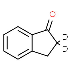 ChemSpider 2D Image | 1-(2,2-~2~H_2_)Indanone | C9H6D2O