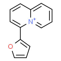 ChemSpider 2D Image | 4-(2-Furyl)quinolizinium | C13H10NO