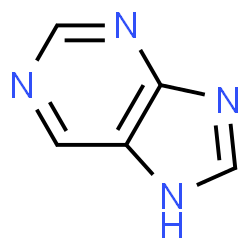 ChemSpider 2D Image | Purine | C5H4N4