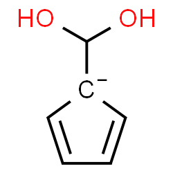 ChemSpider 2D Image | 1-(Dihydroxymethyl)-2,4-cyclopentadienide | C6H7O2