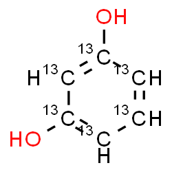 ChemSpider 2D Image | RESORCINOL-13C6 | 13C6H6O2