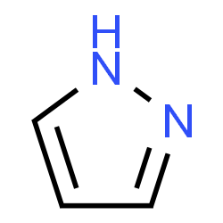 ChemSpider 2D Image | Pyrazole | C3H4N2
