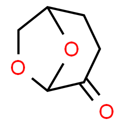 ChemSpider 2D Image | 6,8-Dioxabicyclo[3.2.1]octan-4-one | C6H8O3