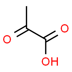 ChemSpider 2D Image | Pyruvic acid | C3H4O3