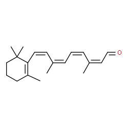 ChemSpider 2D Image | (7cis,9cis,11cis,13cis)-Retinal | C20H28O