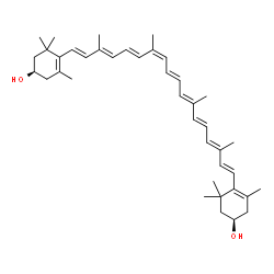 ChemSpider 2D Image | 13-cis-Zeaxanthin | C40H56O2