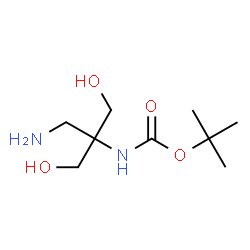 ChemSpider 2D Image | 2-Methyl-2-propanyl [1-amino-3-hydroxy-2-(hydroxymethyl)-2-propanyl]carbamate | C9H20N2O4