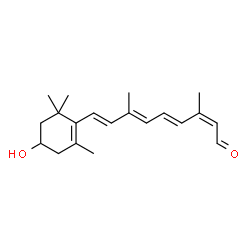 ChemSpider 2D Image | (13cis)-3-Hydroxyretinal | C20H28O2