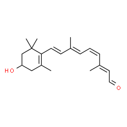 ChemSpider 2D Image | 11-cis-3-Hydroxyretinal | C20H28O2