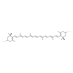 ChemSpider 2D Image | (3S,3'S)-Zeaxanthin | C40H56O2