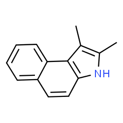 ChemSpider 2D Image | 2,3-dimethyl-1h-benz(e)indole | C14H13N