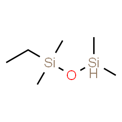 ChemSpider 2D Image | 1-Ethyl-1,1,3,3-tetramethyldisiloxane | C6H18OSi2