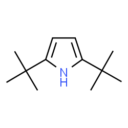 ChemSpider 2D Image | 2,5-Di-tert-butyl-1H-pyrrole | C12H21N